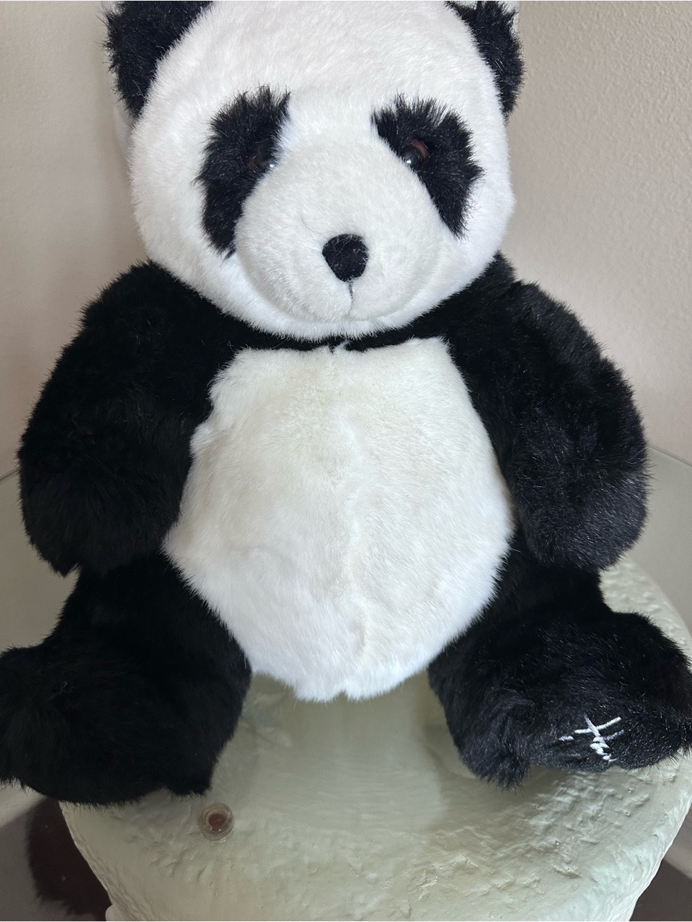 Harrods Knightsbridge 1993 Vintage Panda Plush Bear Stuffed Animal